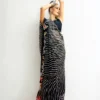 Georgette Leheriya Saree - Black