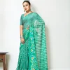 Georgette Leheriya Saree - Green